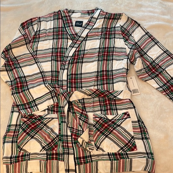 3 for $25!‎ NWT Plaid Wrap Robe, size small - Picture 1 of 5